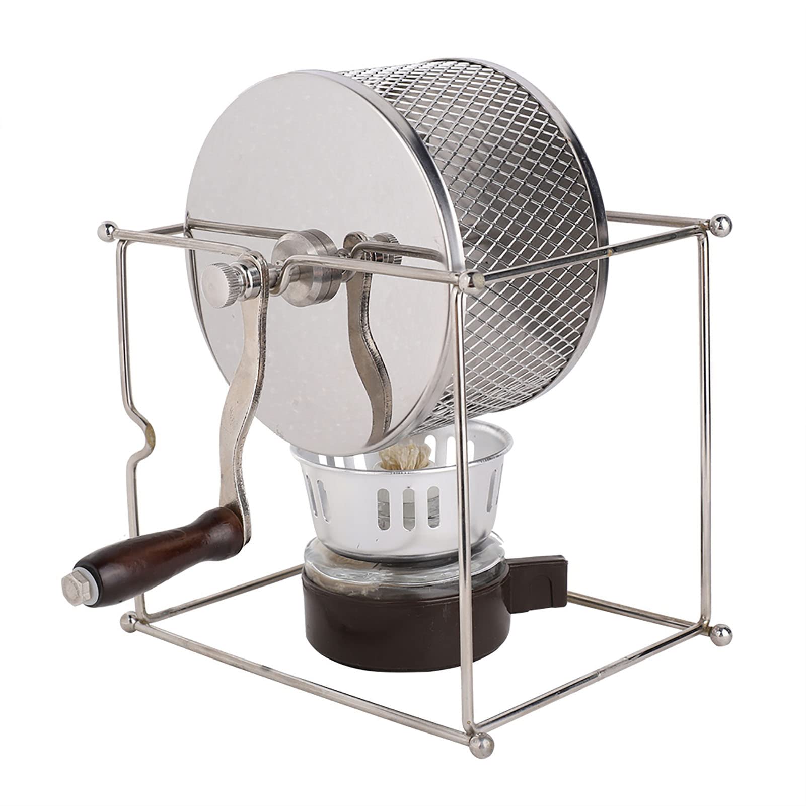 Rengue Manueller Kaffeebohnenröster, Kaffeemaschinen, Handkurbelmaschine für Gleichmäßiges Backen von Kaffeebohnen, Genießen Sie DIY-Kaffee zu Hause mit Dem Manuellen Kaffeebohnenröster der Familie,