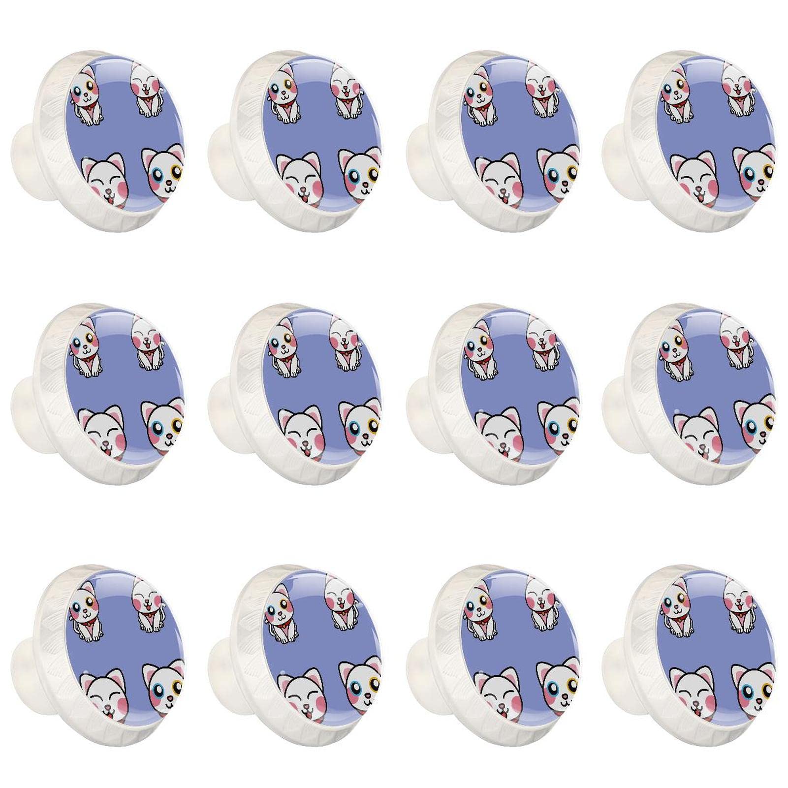 Boutons de quincaillerie d'armoire ergonomiques lot de 12 poignées de tiroirs