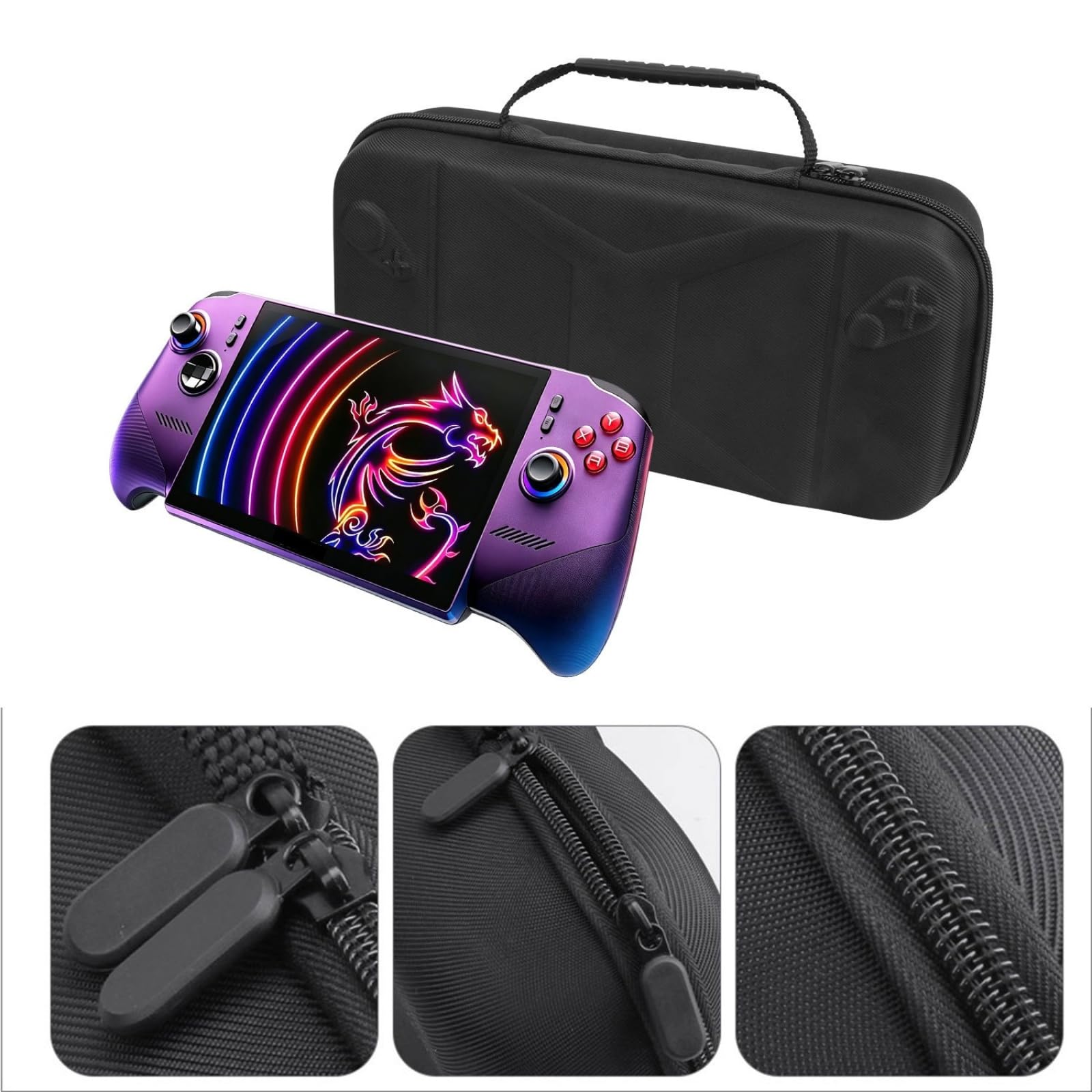 Générique Housse de Transport et de Rangement Rigide Antichoc pour Claw 8 EX AI+ Console de Jeux Portable