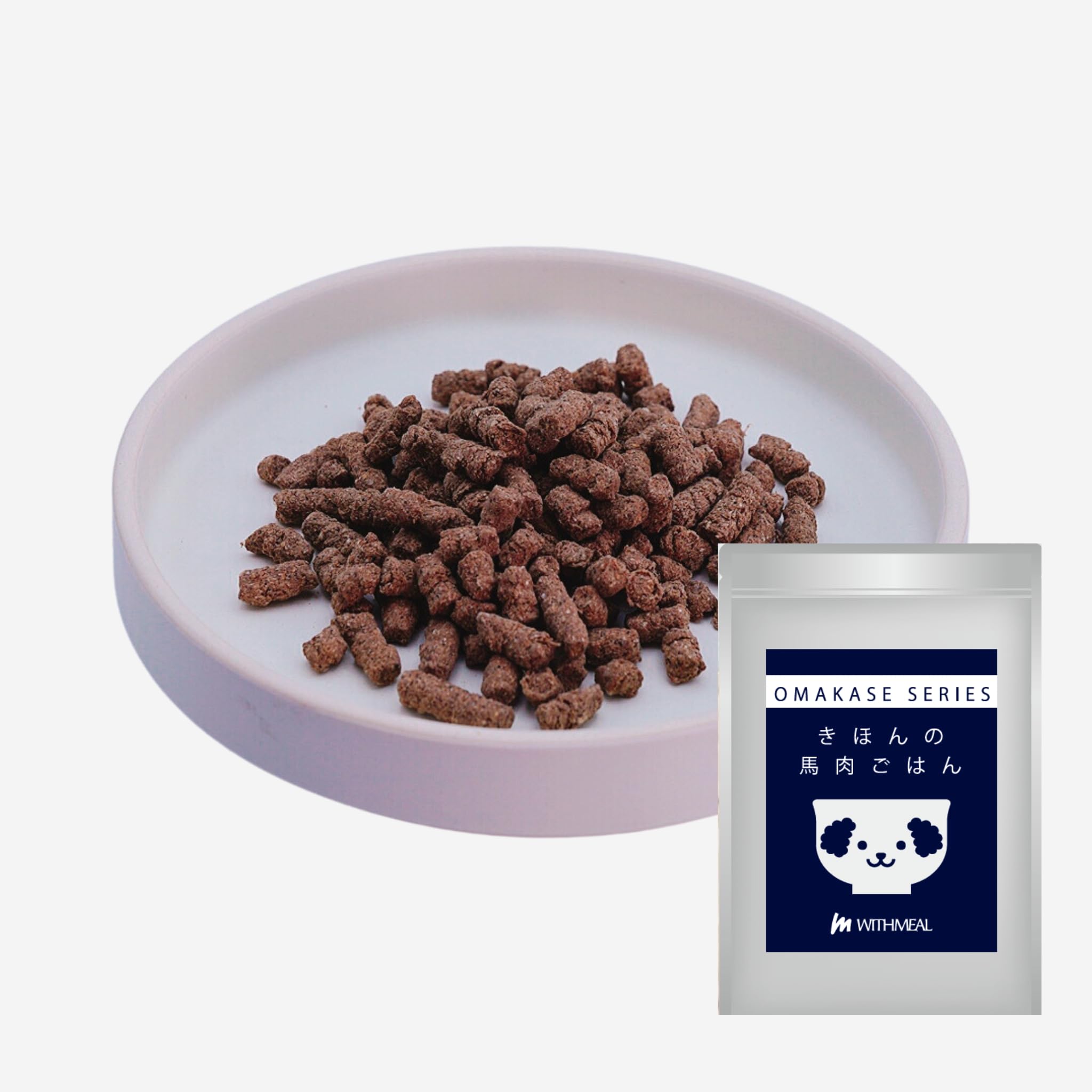 Amazon | ウィズミール おまかせベースドッグフード きほんの馬肉