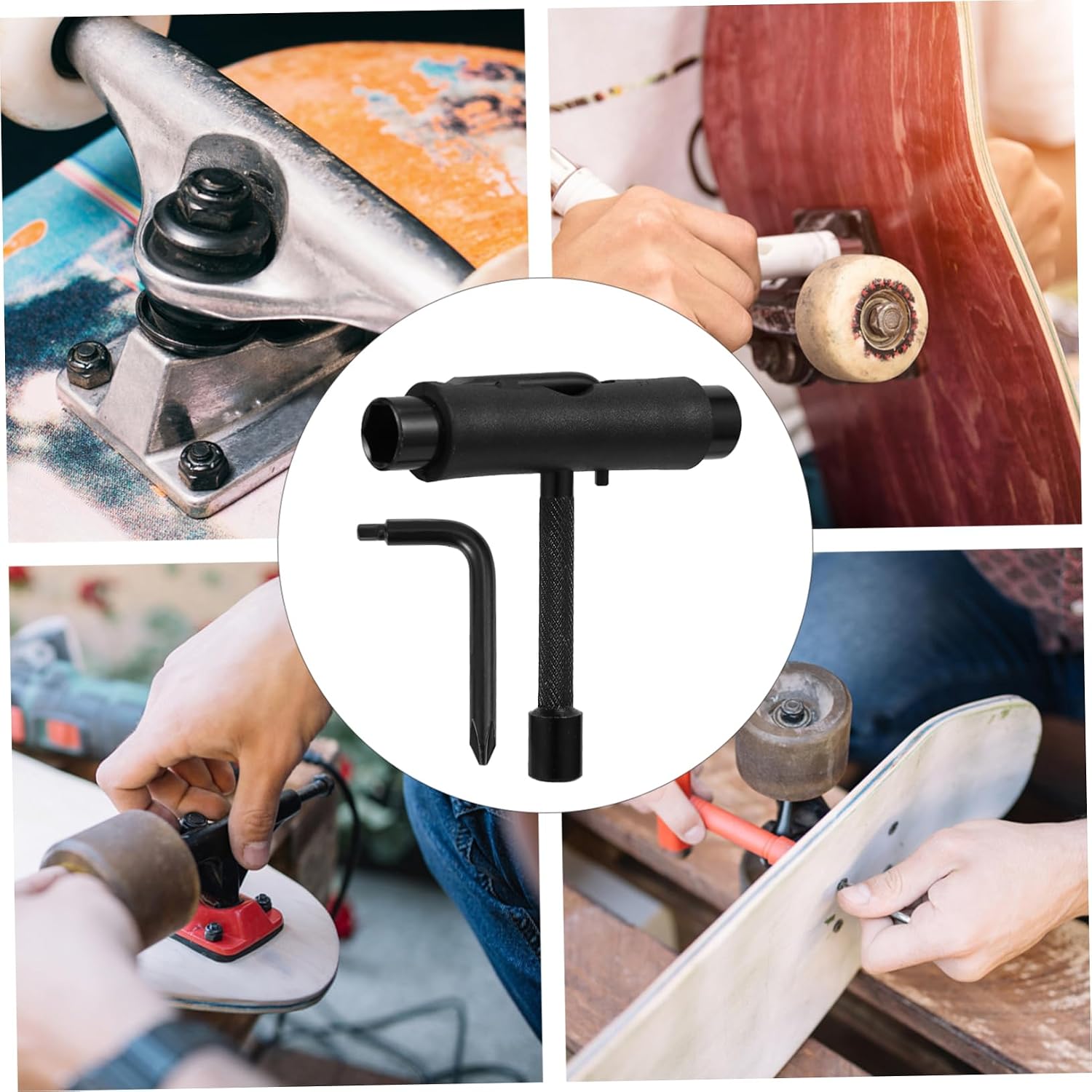 Portable Skate t Tool Wrench Long Board Skateboard Accessories Skateboard Tool Screwdriver