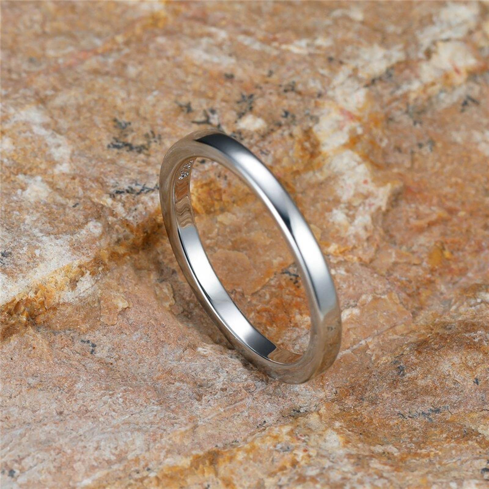 Anello Donna Opale Bianco Fuoco – Cinturino Diagonale, Argento, Nichel-Free, Taglie 6-10, Gioiello Fashion Lab-Created