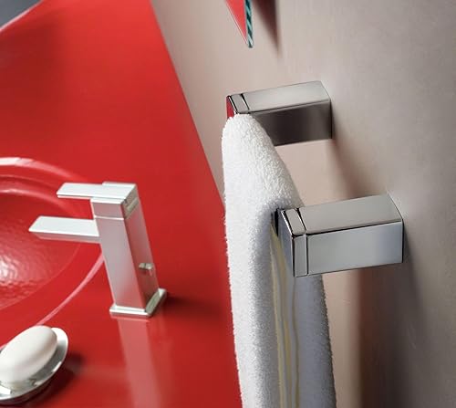 Miniatura 5 de Moen YB8886CH Barra de toalla de mano de baño de 90 grados, cromo