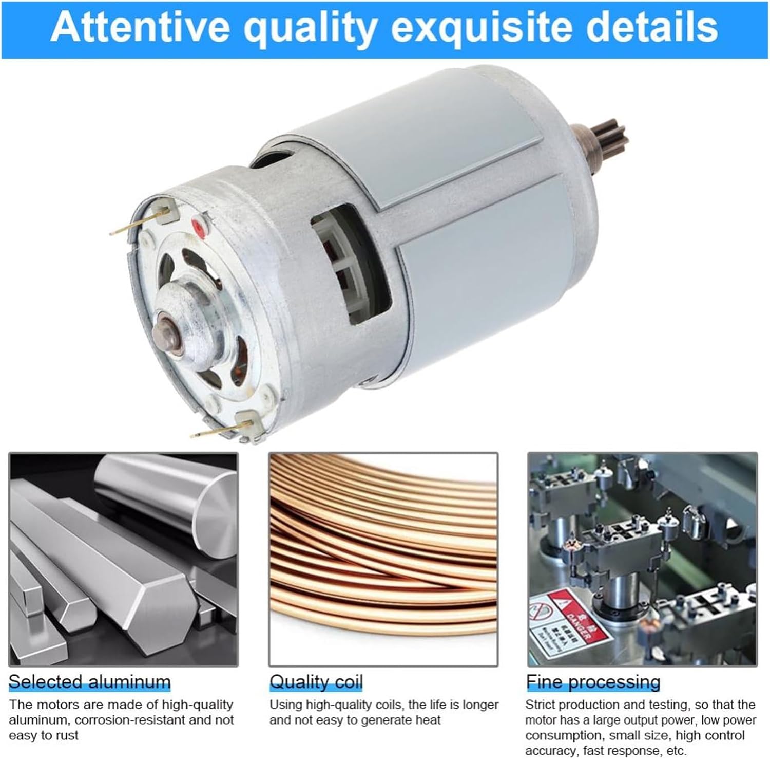 7 歯 775 DC モーターリチウム電池レンチ電気ドリル統合モーター電動