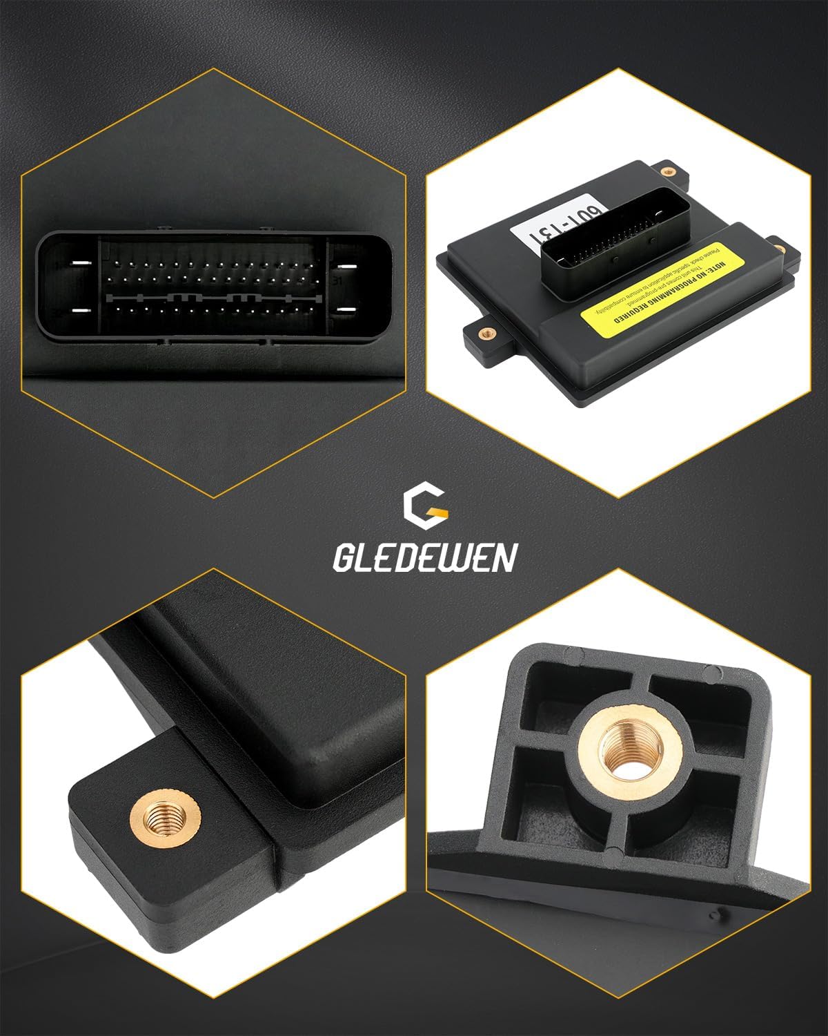 Fuel Pump Driver Module, Compatible with 2010-2012 Chevy Silverado Colorado Suburban Tahoe Avalanche Express, GMC Sierra Yukon Savana Canyon, Cadillac, 601-131 20877116, Fuel Pump Flow Control Module