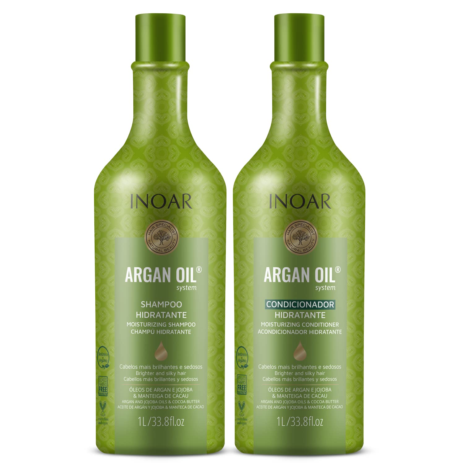 INOARArgan Shampoo & Conditioner 1000 ML