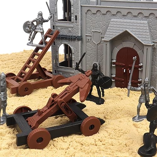 Miniatura 3 de Kangkang Hombres del ejército juguetes militares castillo de juguete en miniatura medieval castillo de juguete para niños hombres del ejército