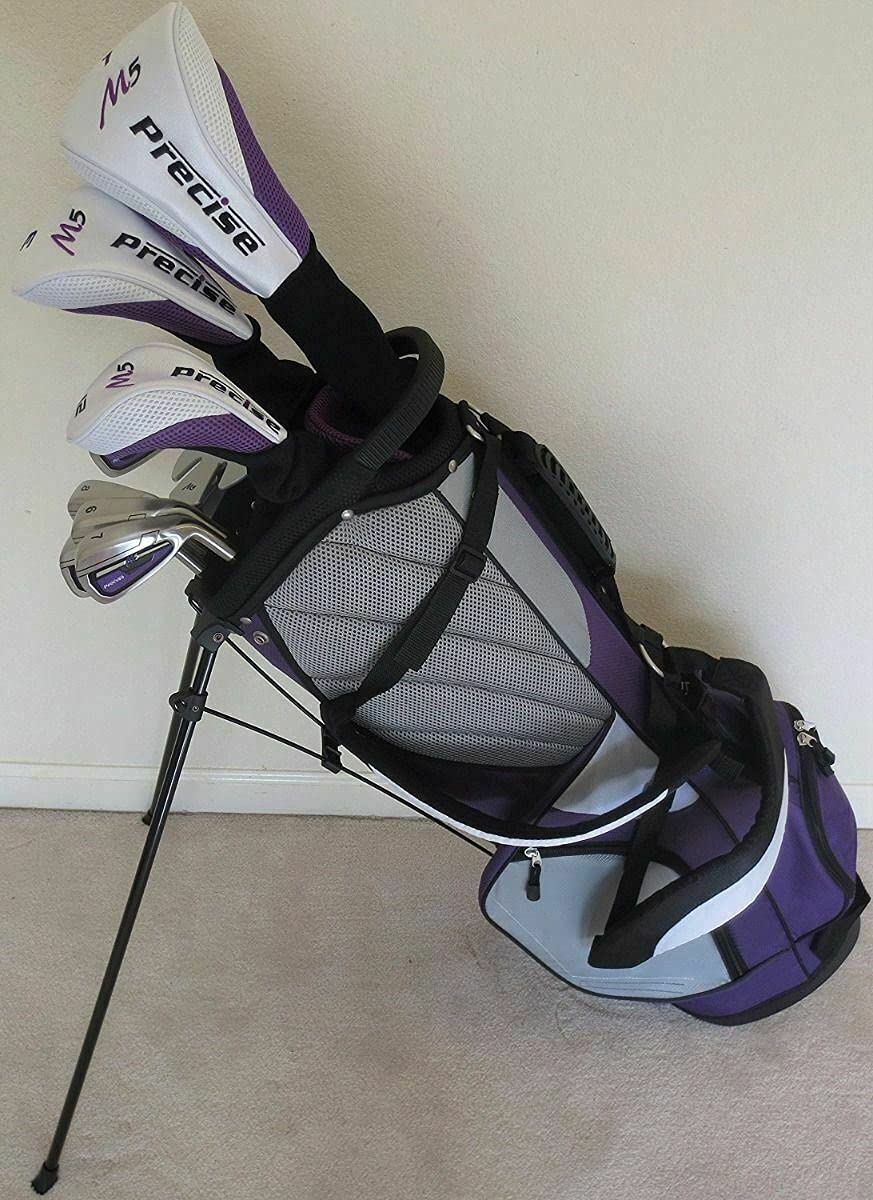 Petite Womens Golf Set Clubs - for Ladies 5ft to 5ft 6in Tall Driver, Wood, Hybrid, Irons, Putter Complete Clubs and Bag