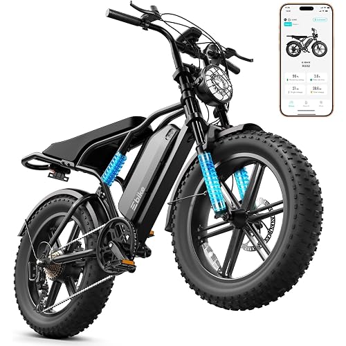 Electric Bike for Adults,48V Removable Battery Retro Ebike,28MPH Top Speed