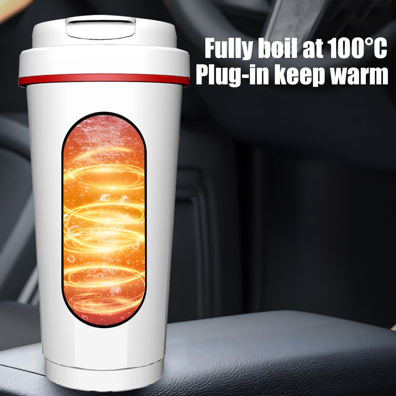 Hervidor de Agua Eléctrico para Coche Calentador de Té para Automóvil