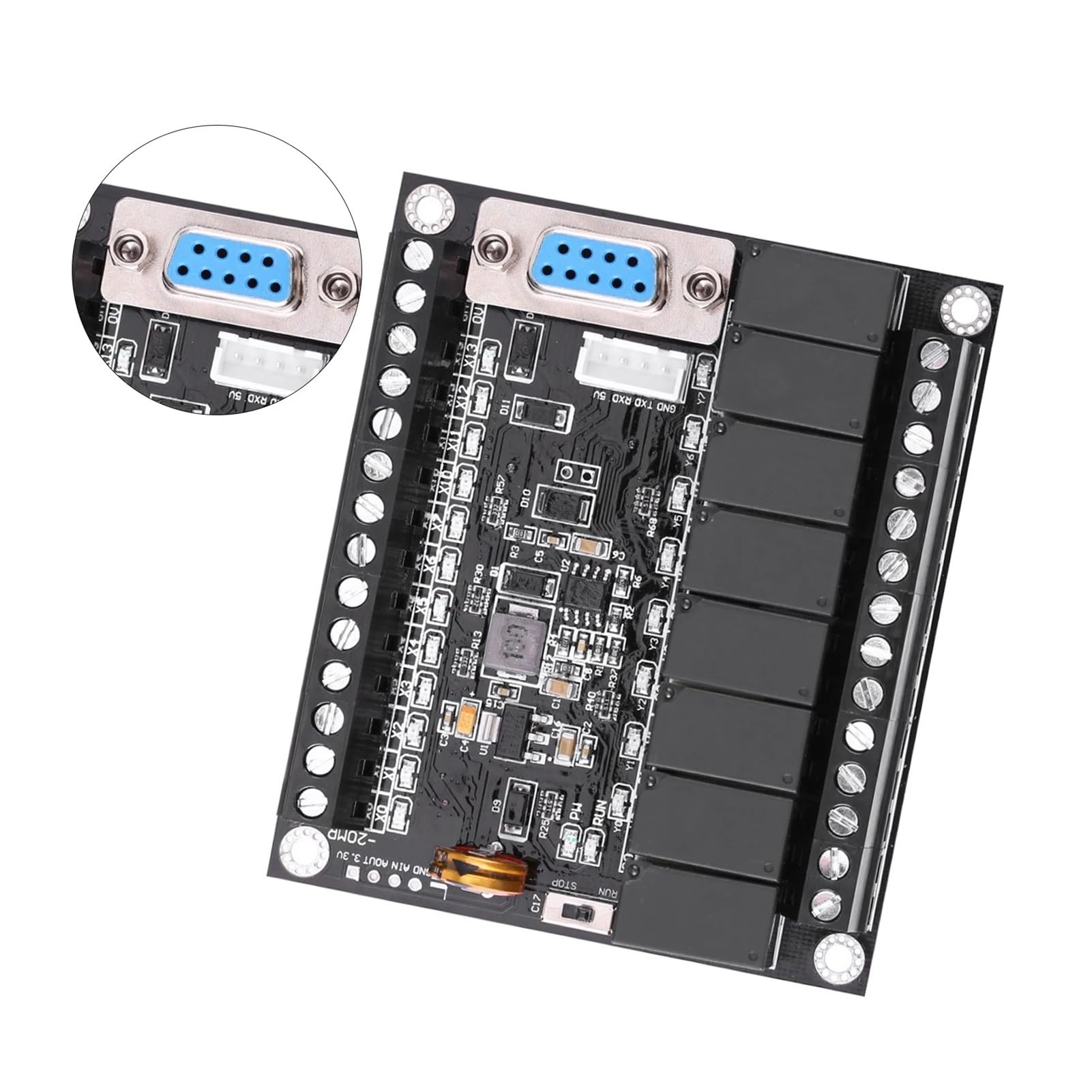 Programowalna płytka sterownika PLC DC 24 V regulator PLC FX1N-20MR przemysłowa tablica sterująca programowalny sterownik logiczny regulator PLC