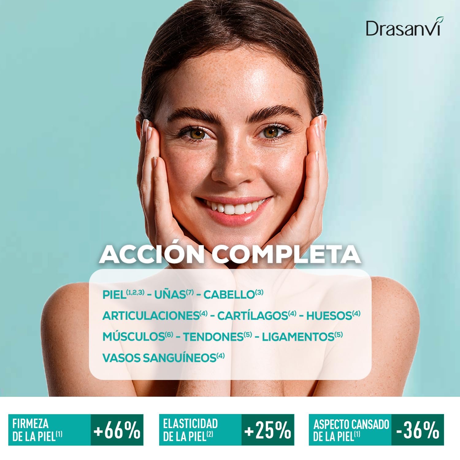 Multi Colágeno Complex Hidrolizado Marino con Ácido Hialurónico, Vitamina C, Biotina y Magnesio | Colágeno Tipos I, II, III, V y X | 60 Comprimidos para Piel, Cabello y Articulaciones