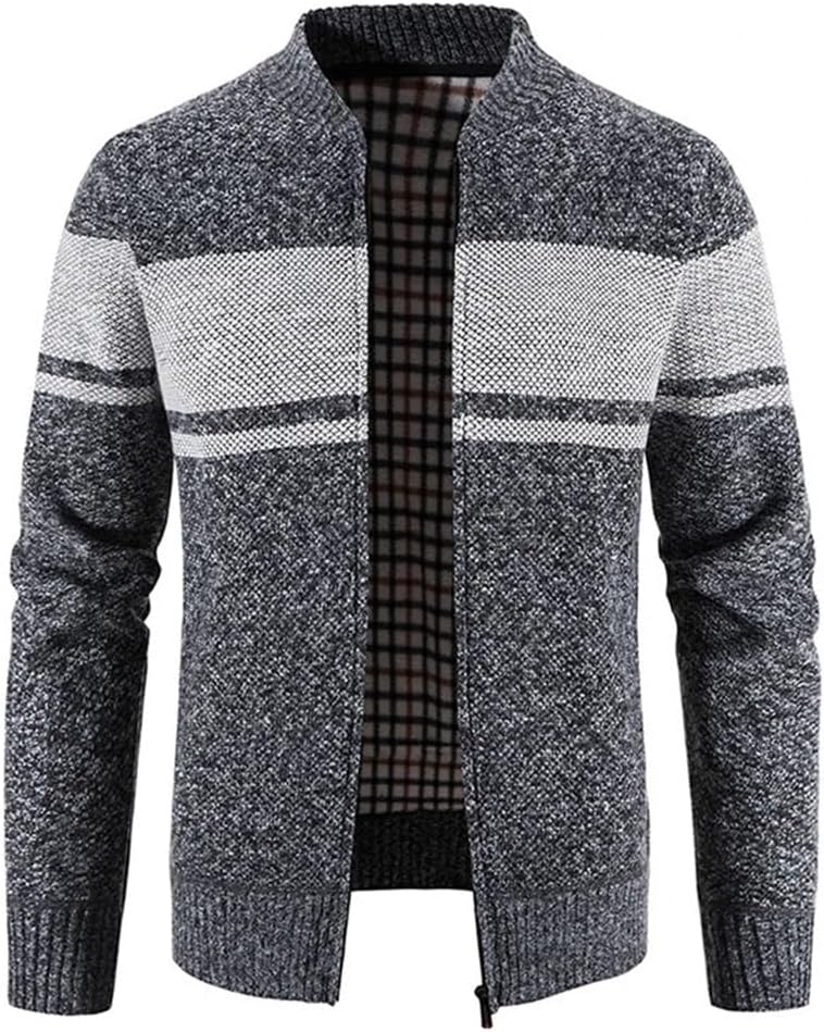 Winter Men's Turtleneck Sweater Men's Knit Pullover Round Neck Knit Warm Men's Sweater Slim Casual Sweater