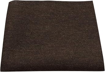 King & Priory Highland Weave Cocoa Brown Pocket Square, Handkerchief