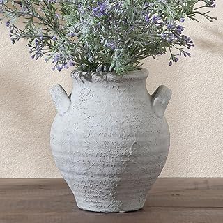 Rustic Ceramic Farmhouse Vase: 7.36-Inch Decorative Home Accent - Related Product | Camping Gear