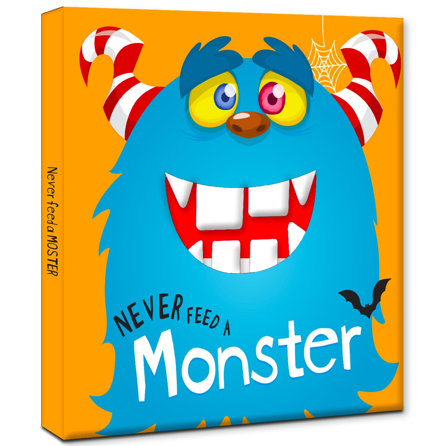 Hello Friend Books Never Feed a Monster: Interactive Board Book with Felt for Kids Board book