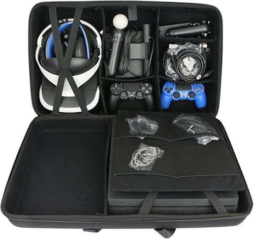 Co2CREA - Funda de viaje rígida de repuesto para consola Sony PlayStation 4 PS4 Pro PlayStation VR PSVR