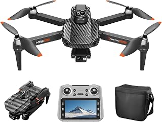 K919M Drones GPS con Cámara para Adultos 4K, Drones RC con Pantalla HD de 4.5" | Seguimiento GPS y Retorno Automático, Transmisión de Largo Alcance, Tiempo de Vuelo de 60 Minutos, Motor sin Escobillas, Menos de 249g