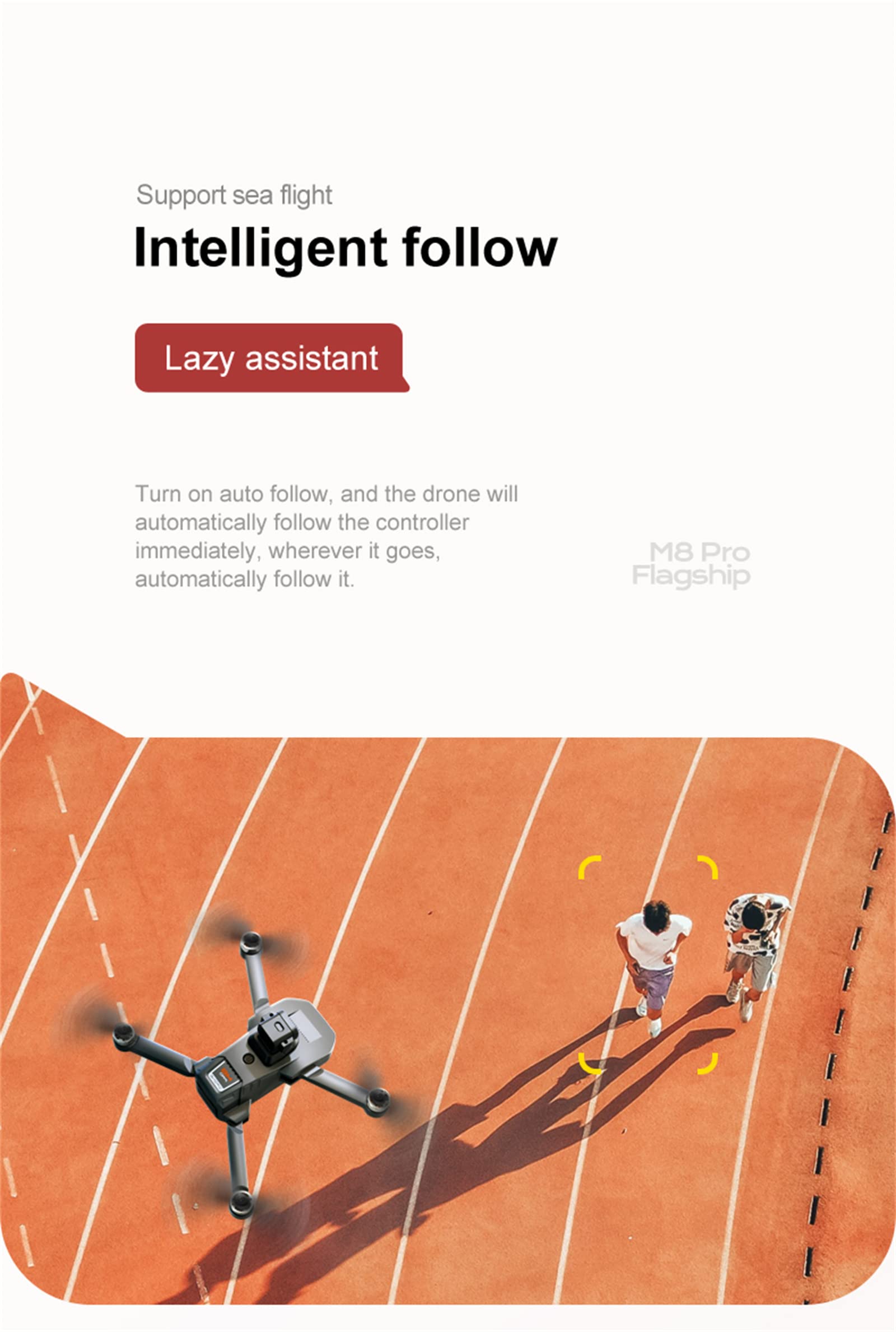 Dron para Niños Adultos con Cámara Ajustable HD 6K, Cuadricóptero RC De Seis Capacidades para Sensor De Gravedad, Vuelo De Trayectoria, Retorno Automático GPS, 2 Baterías