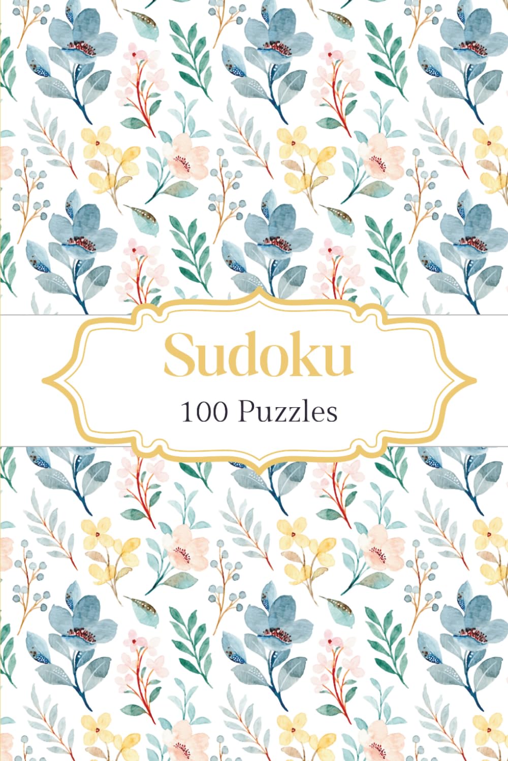 Luxury Sudoku Puzzle Book for Adults – Medium Difficulty: 100 Puzzles for Relaxation, Mindfulness and Brain Training