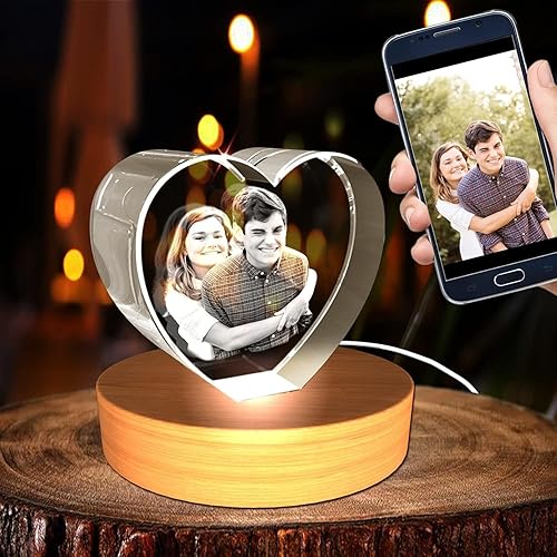 Miniatura 3 de Foto personalizada grabada en cristal (3D)