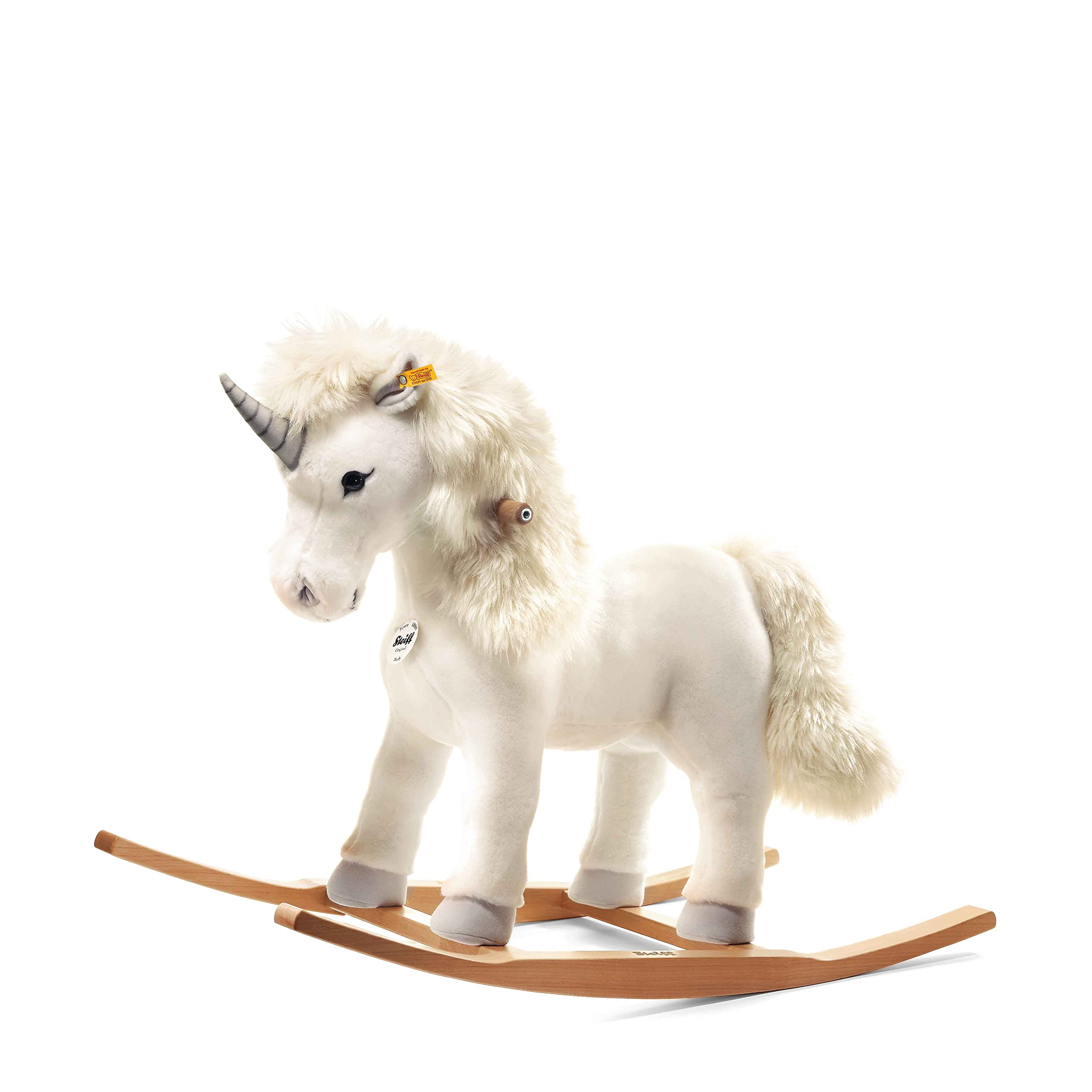 Steiff - 48913 - Peluche - Licorne à Bascule Starly - Blanc