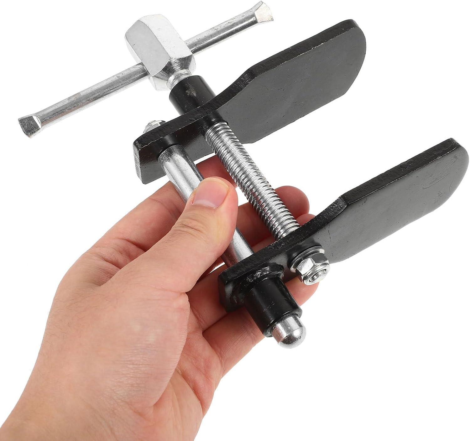 CALLARON Disc Brake Cylinder Piston Spreader Tool Heavy-Duty 2pcs Alloy Steel Adjustable Brake Compression Tool for Universal Compatibility Motorcycle Bike Maintenance