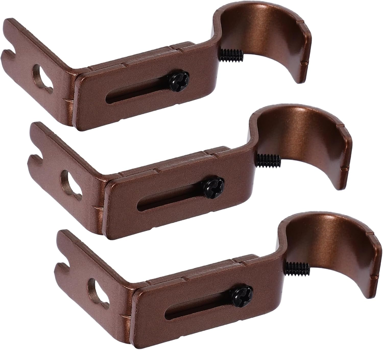 Holibanna 3pcs Curtain Tie for Drapes Rod Bracket Drapery Rod Rack Home Decor Accessories Pole Holder
