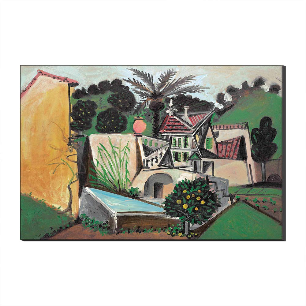 Reproduction de beaux-arts Picasso La Villa De Palmiers impression premium