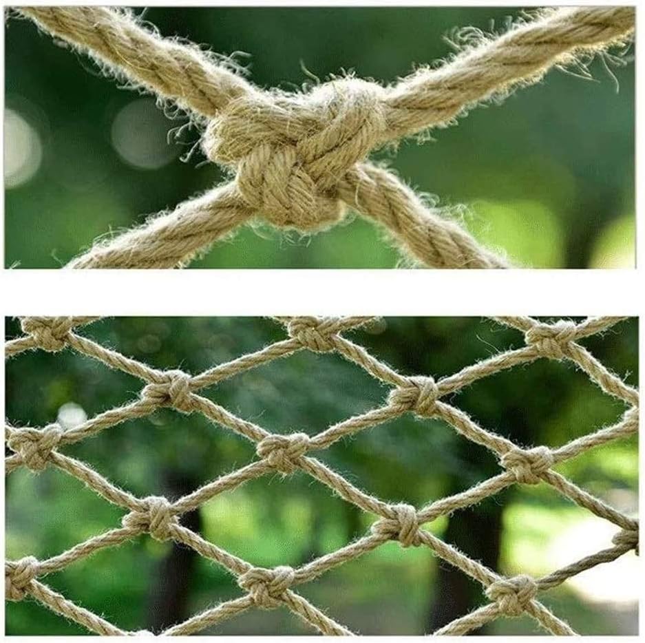 Mediterranean Decorative Net for Wall & Party Decoration, 5x6m (16.4x19.7 ft) Hemp Rope Photo Backdrop, Ideal for Home Decor & Event Styling