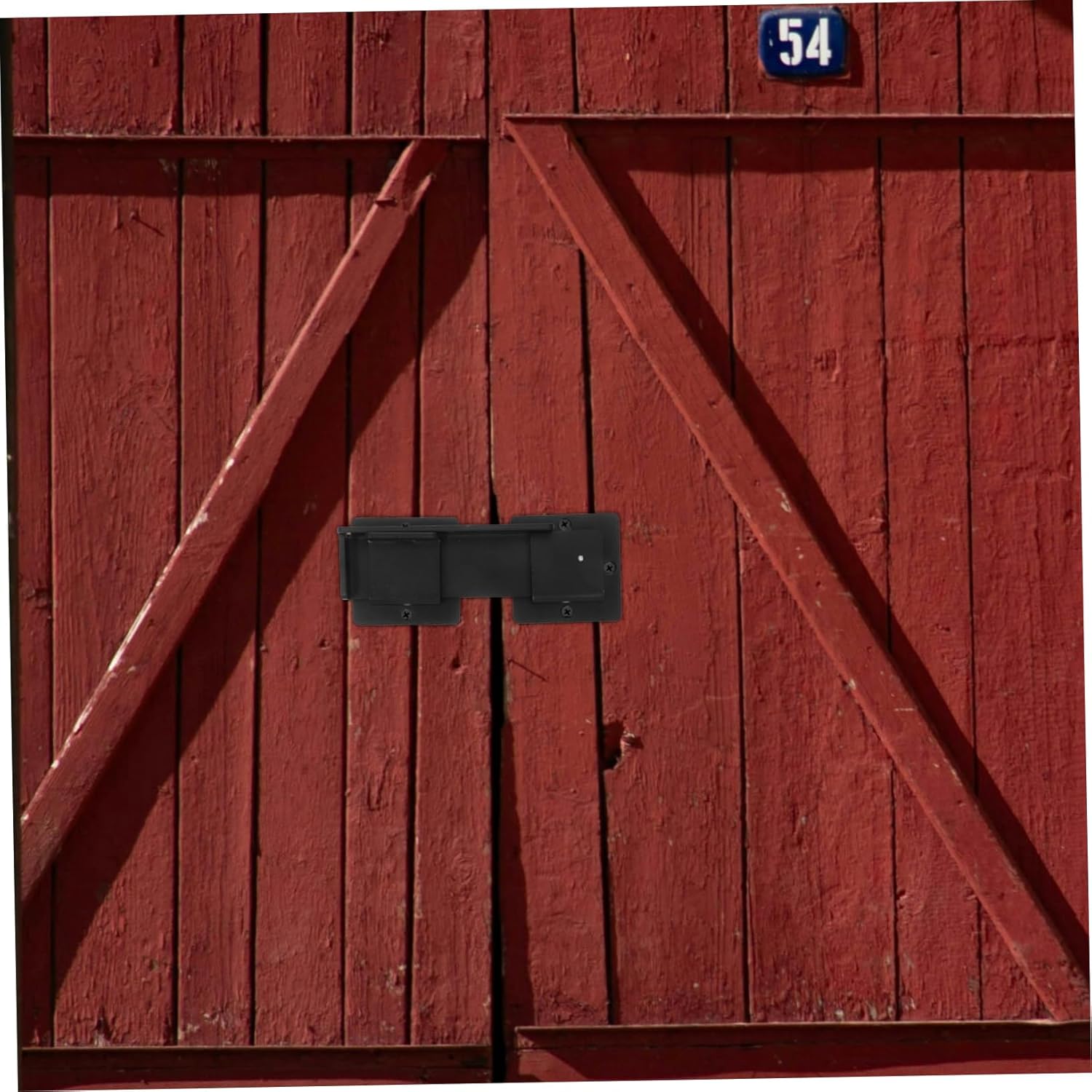 Totority Heavy Duty Flip Fence Gate Latch Adjustable Design and Padlock for Outdoor Gates Sheds and Barns Weatherproof Metal Lock for and Easy Installation