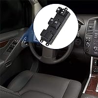 Vista 6 de Interruptor de control de elevalunas eléctrico compatible con Nissan Pathfinder 2007 2008 2009 2010 2011 2012 delantero izquierdo del lado