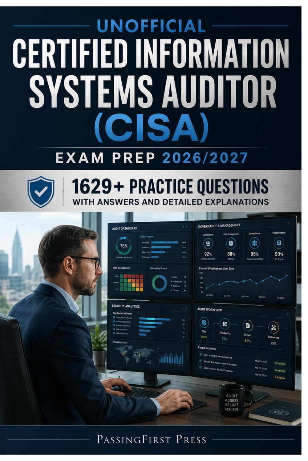 Unofficial Certified Information Systems Auditor (CISA) Exam Prep 2026/2027: 1629+ Practice Questions With Answers And Detailed Explanations