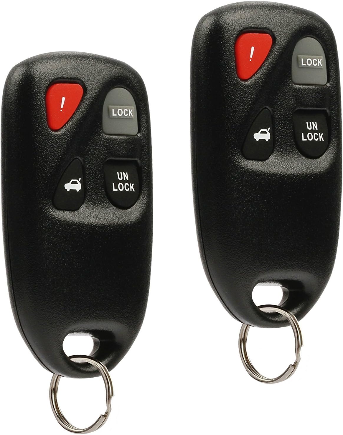 Car Key Fob Keyless Entry Remote fits 2001-2005 Mazda Miata / 2001-2002 Mazda Millenia (KPU41701), Set of 2