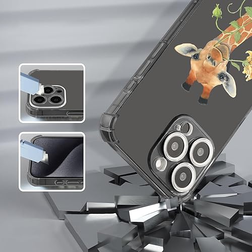 Vista 149 de Roemary Funda púrpura para iPhone 14 Pro Max con diseño de caballo azul, patrón de acuarela con protector de pantalla