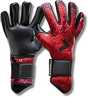 Vista 8 de Storelli - Guantes de portero Lightning, protección de mano de alto impacto con 5 espinas de dedo incorporadas, látex alemán New Basic