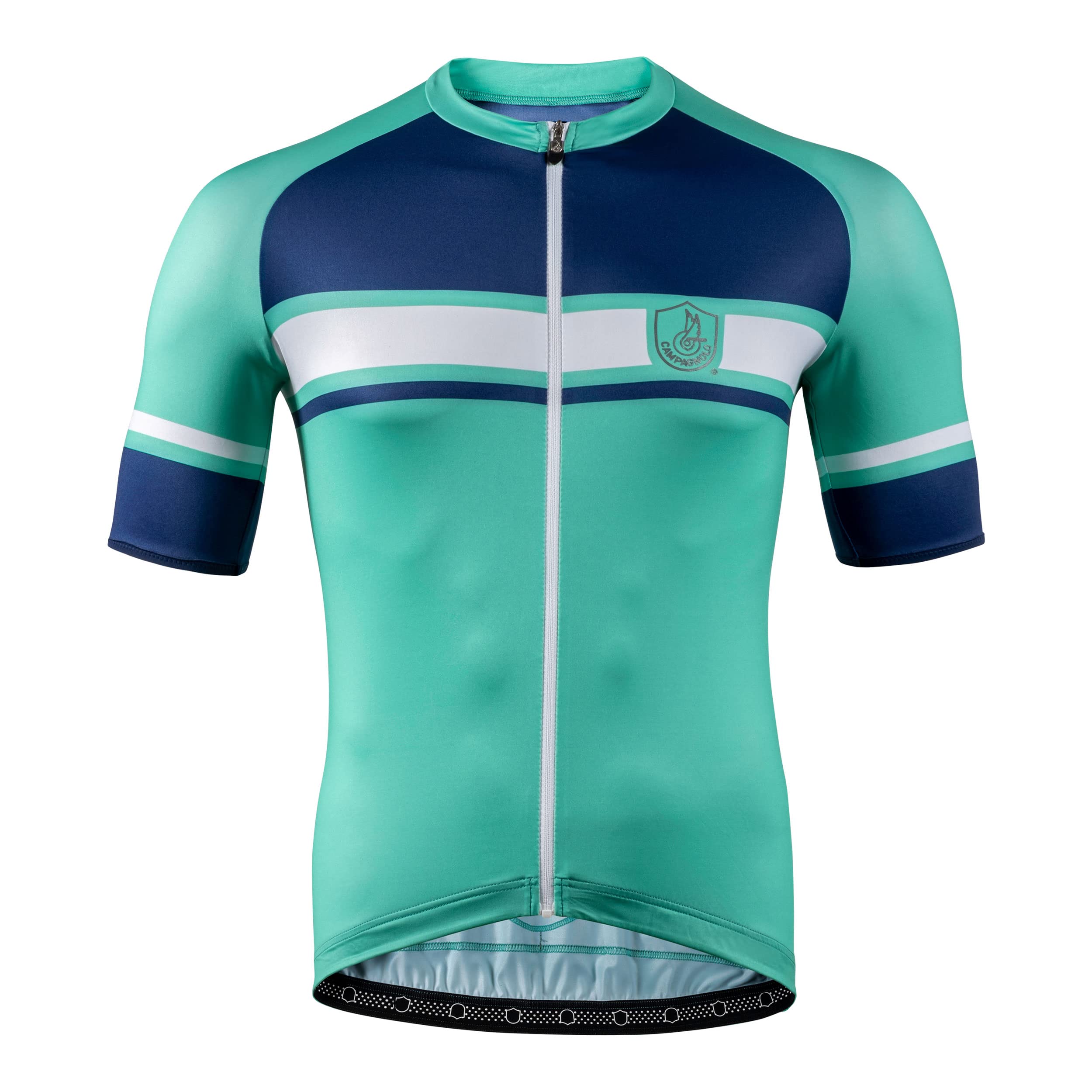 CAMPAGNOLO 02954009400C000.10-4180 IDROGENO Jersey Men's Sweatshirt Turquoise Blue Size XS
