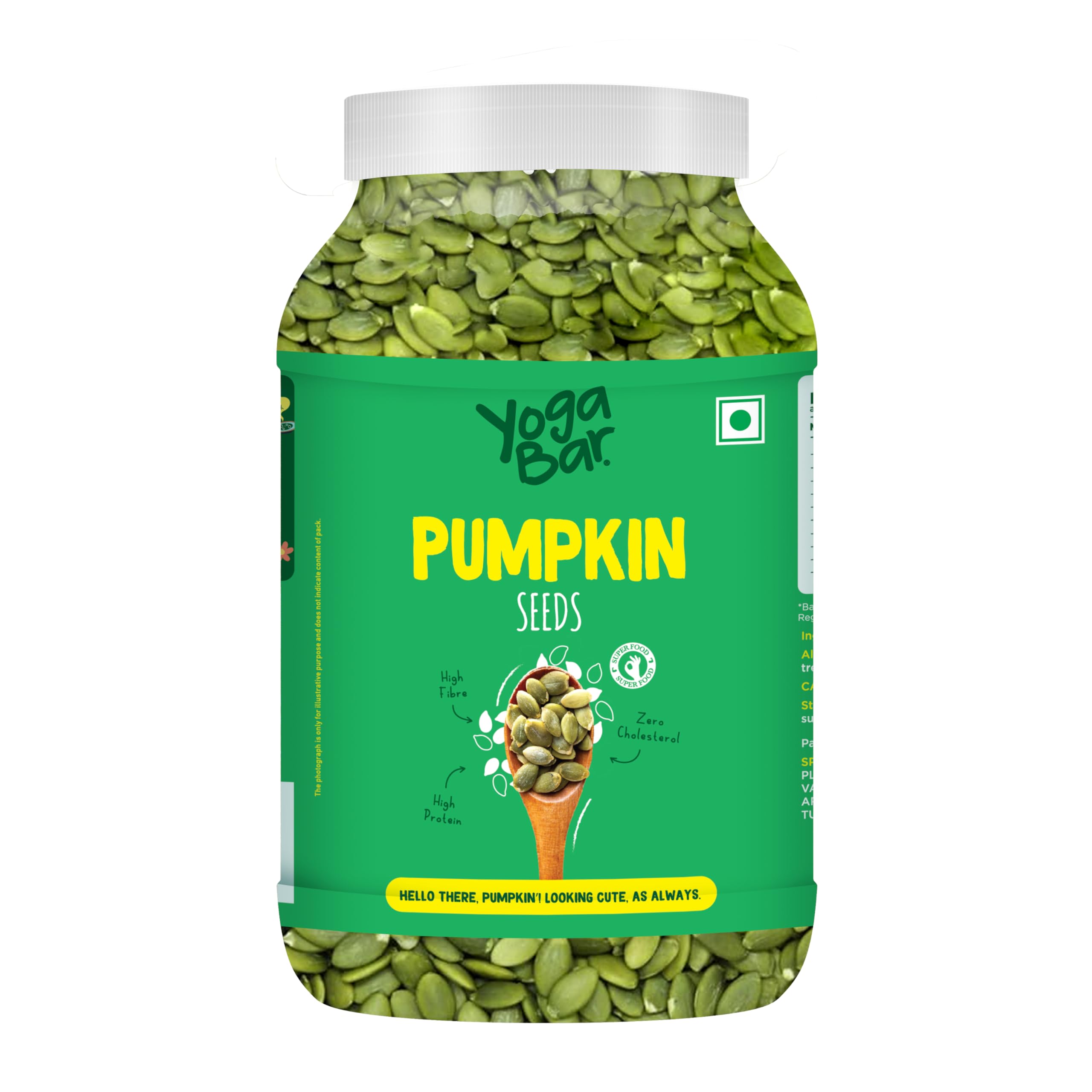 Yogabar Pumpkin Seeds 850gm - Rich in Dietary Fibre - Diet Food Healthy Snacks, Rich Source of Zinc and Antioxidants (B0CTTLL1JX) Amazon Price History, Amazon Price Tracker