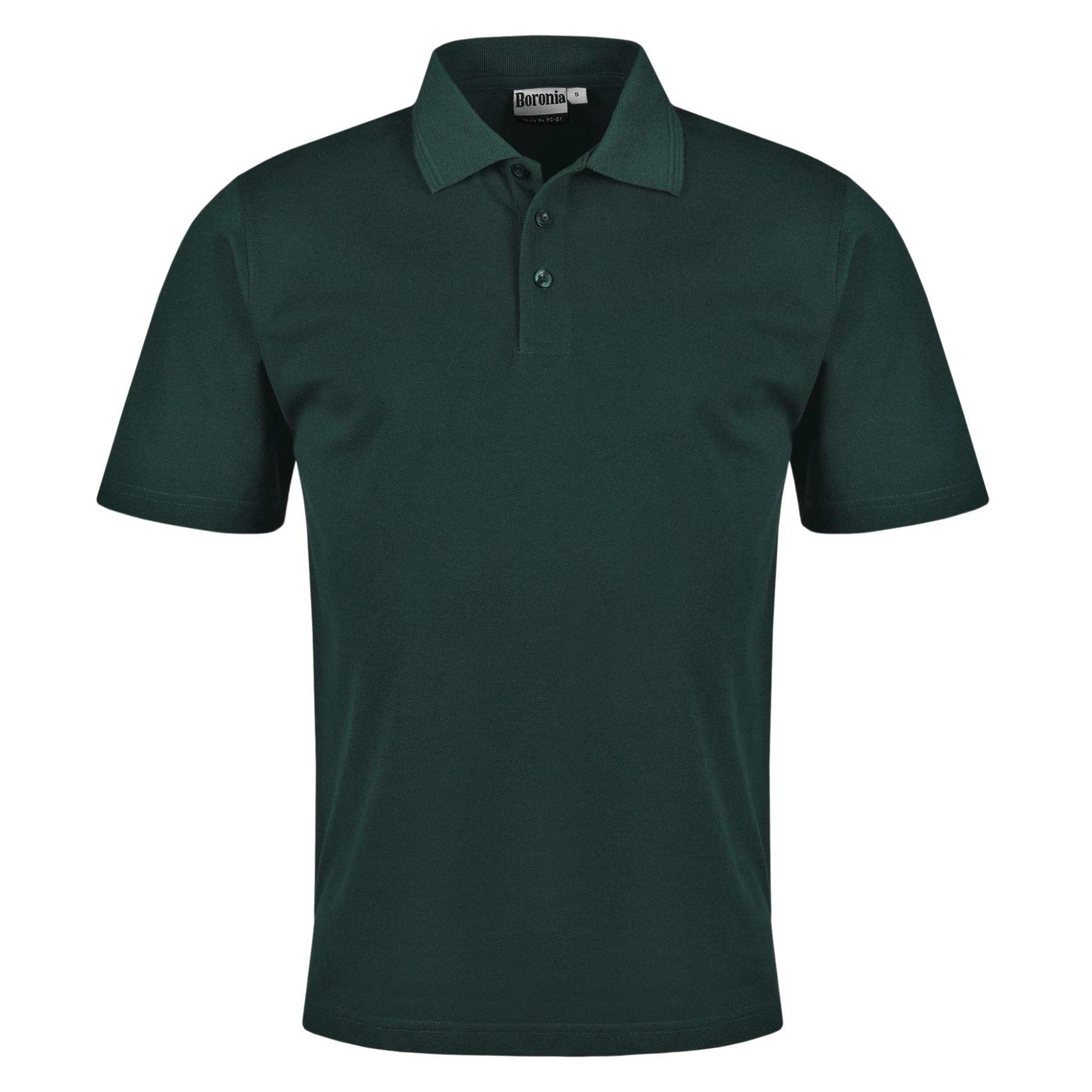 Style It Up Polo casual para niños y niñas, uniforme escolar de polietileno, manga corta, liso, elegante, de punto piqué con botones, camiseta clásica de 3 a 15 años