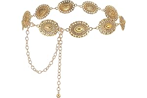 Women's Concho Chain Belt: Embellish Your Style for the Festive Season
