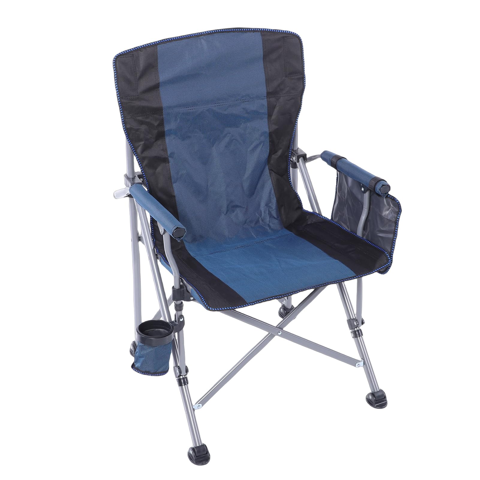 Fabater Chaise de Camping Portable avec Accoudoirs et Porte-Gobelet,