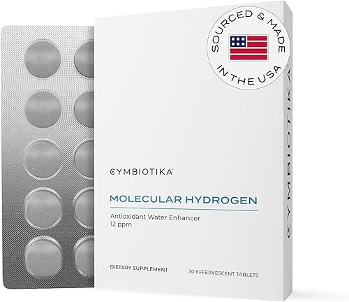 CYMBIOTIKA Tabletas de agua molecular de hidrógeno potenciador de agua antioxidante 12 ppm reduce el estrés oxidativo magnesio elemental 80 mg apto CYMBIOTIKA Tabletas de agua molecular de hidrógeno potenciador de agua antioxidante 12 ppm reduce el estrés oxidativo magnesio elemental 80 mg apto