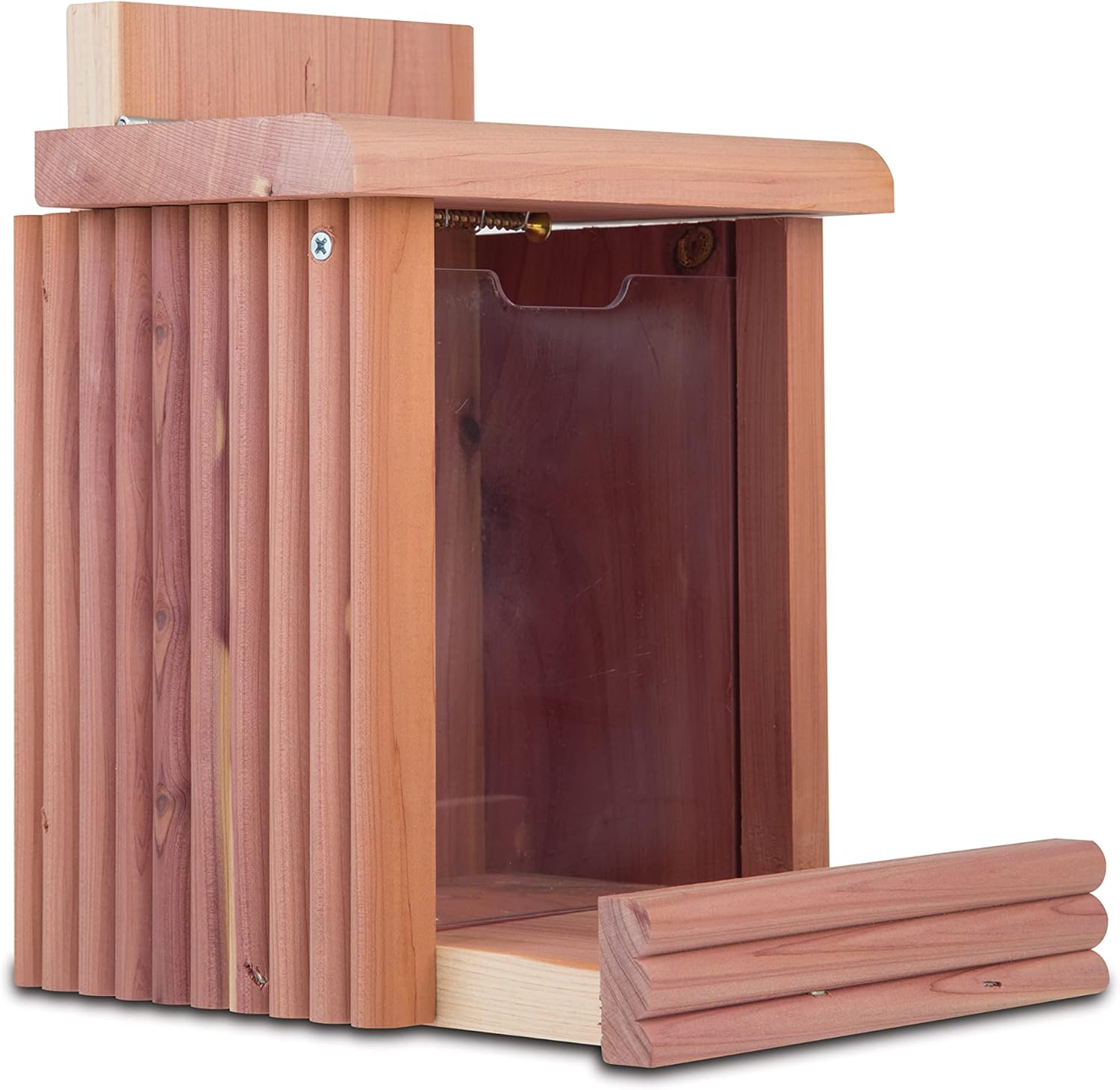 Pennington Cedar Squirrel Snacker Feeder, 2.75 LB Capacity 2.75 Pounds Capacity Feeder