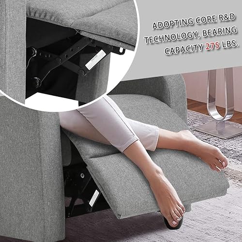 Miniatura 78 de BestMassage - Sillón reclinable para sala de estar Moderno sofá con respaldo alto, asiento para cine en casa con soporte lumbar (con masaje,