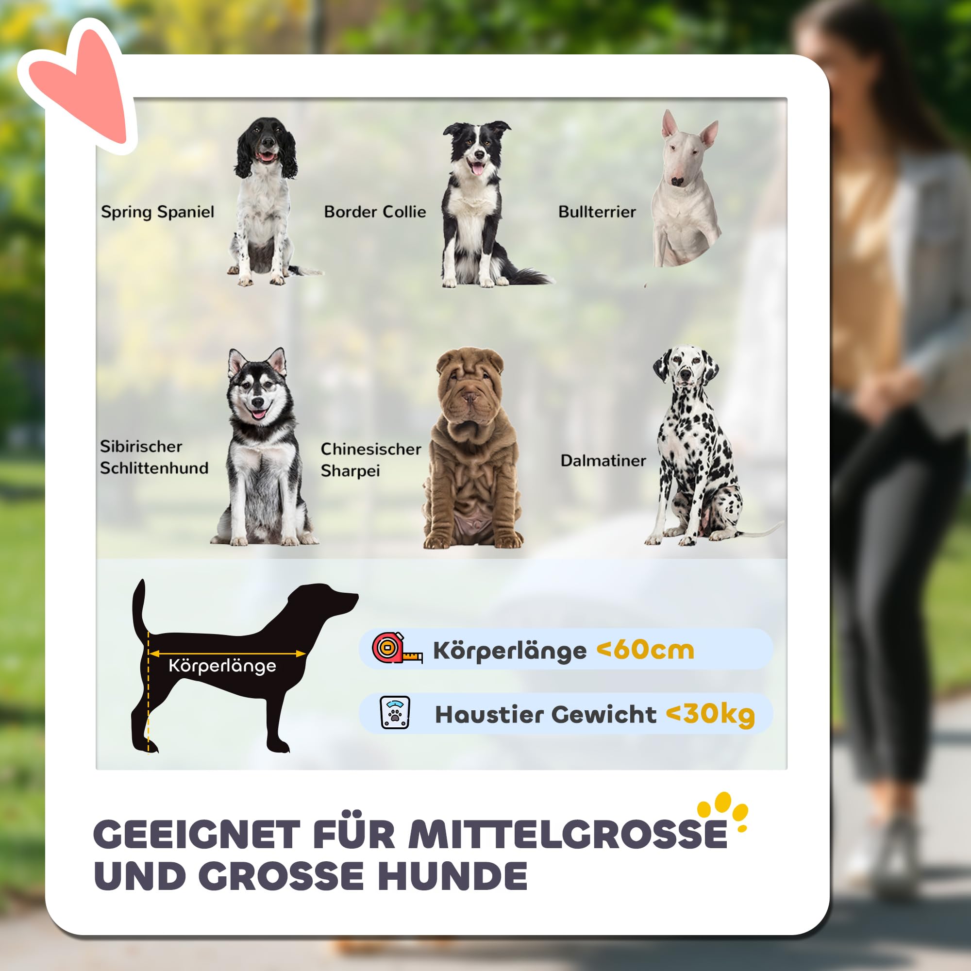PawHut Hundewagen, Hundebuggy mit Kissen, Faltbarer Hundetrolley, Katzenbuggy für große und mittelgroße Hunde, Hundetrolley mit Netzfenster, Sicherheitsleinen, Tasche, Oxfordstoff, Rot