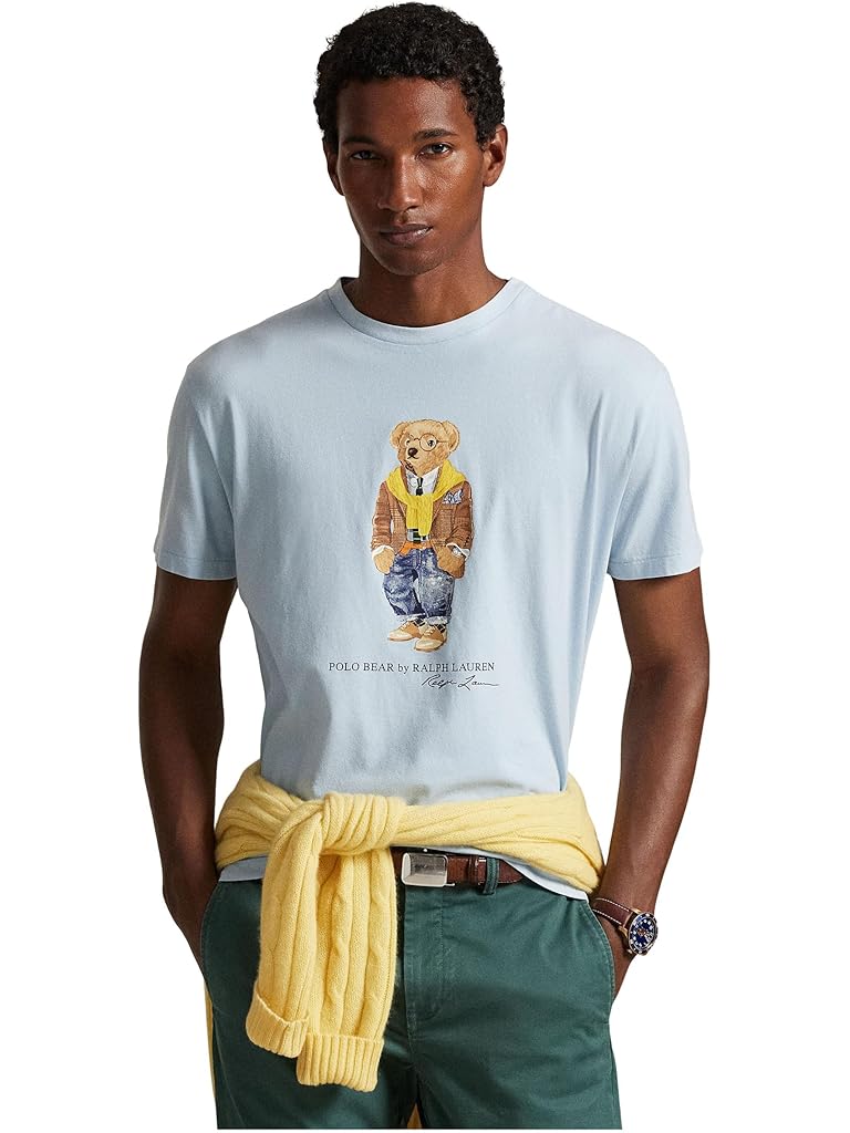 Blue Polo Ralph Lauren Classic Fit Polo Bear Jersey T-Shirt