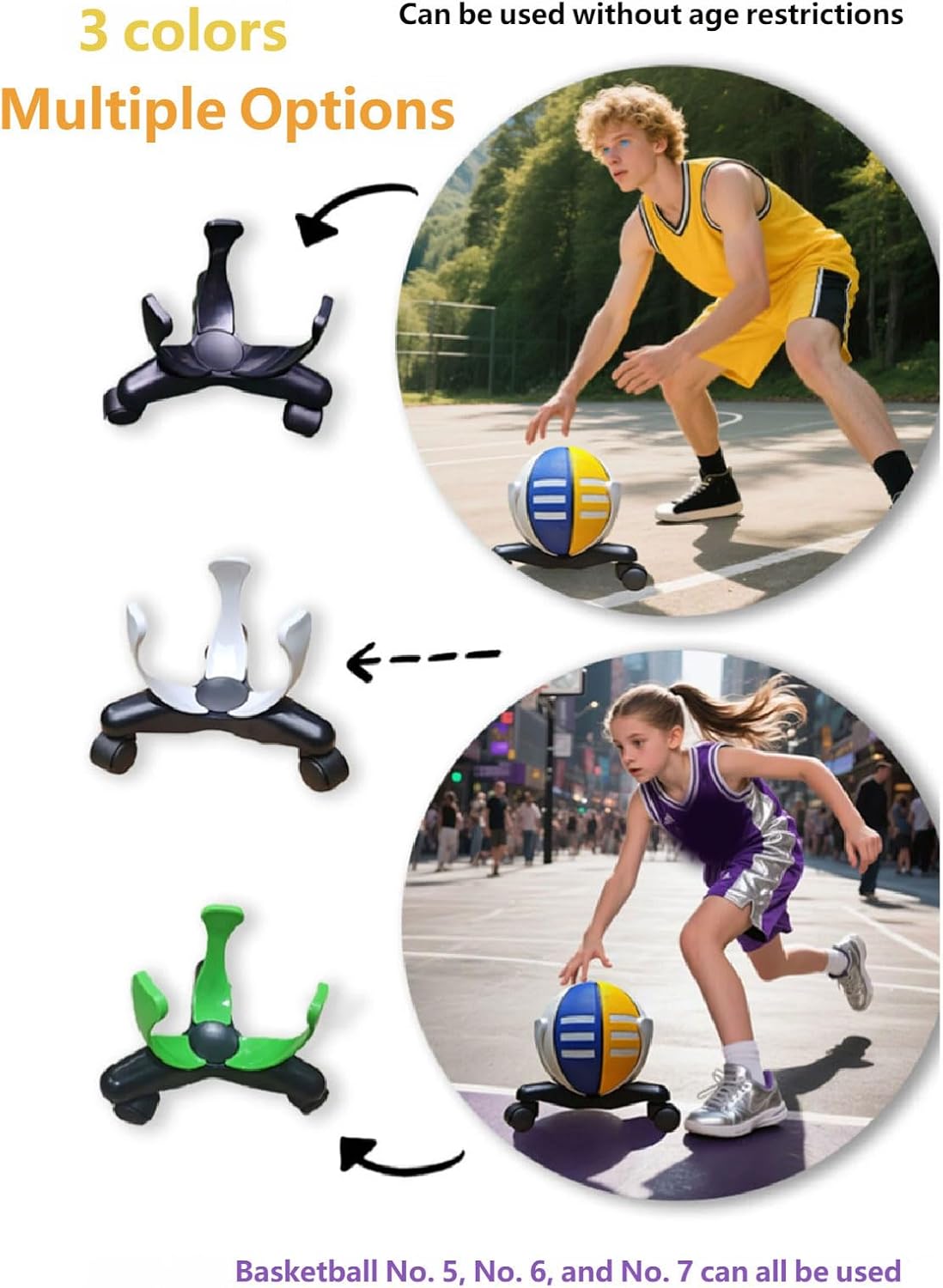 Professional Basketball Coordination Enhancer Boosts Ball Handling Ability and Body Movement for All Levels Team B