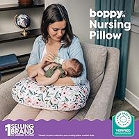 Vista 2 de Boppy Almohada de lactancia – Biberón firme y ergonómico en forma de U y almohada de lactancia materna con elevación alta para mayor comodidad