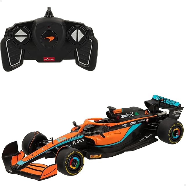 ColorBaby Rastar Coche teledirigido McLaren MCL36, Licencia Oficial, Fórmula 1, Escala 1:18