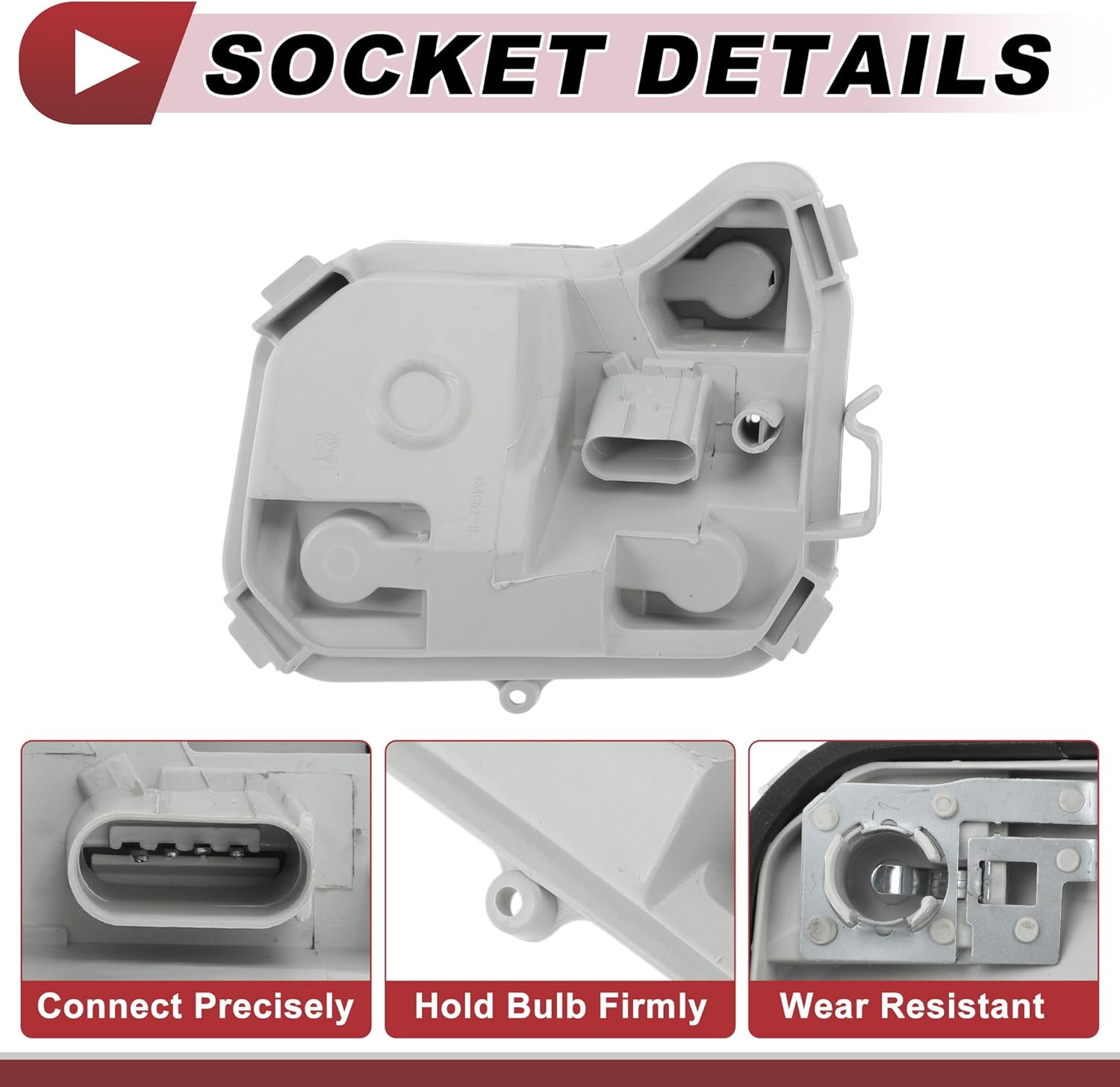 1 Pc Right Tail Light Socket for Audi A4 Avant 8ED B7 BJ 2004-2008 No.8E9945258B Lamp Bulb Connector